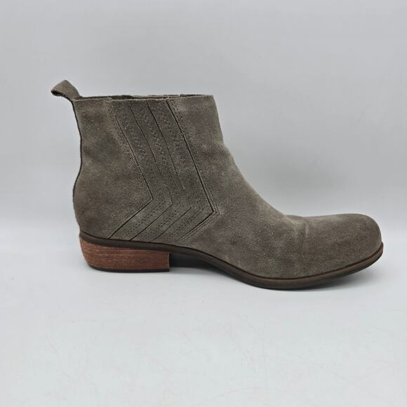 Korks Women's Suede Cutler Ankle Booties Boots Winter Gray Size 8M - Picture 6 of 10